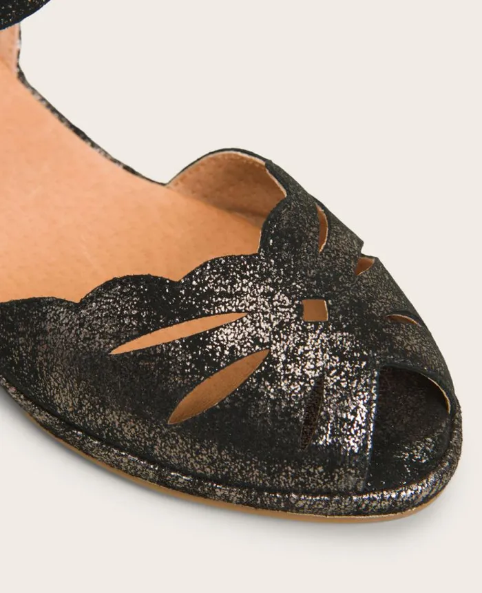 Women Sandals and Wedges Kenneth Cole GENTLE SOULS Lily Moon Ankle Strap Sandal Graphite