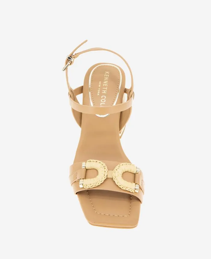 Women Sandals and Wedges Kenneth Cole Jessie Heeled Sandal Doe Women Sandals and Wedges Kenneth Cole Jessie Heeled Sandal Doe