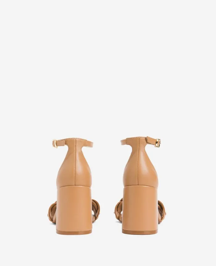 Women Sandals and Wedges Kenneth Cole Luisa Woven Heeled Sandal Classic Tan Women Sandals and Wedges Kenneth Cole Luisa Woven Heeled Sandal Classic Tan