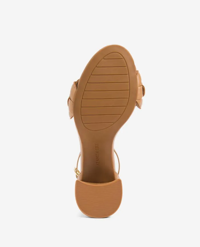 Women Sandals and Wedges Kenneth Cole Luisa Woven Heeled Sandal Classic Tan Women Sandals and Wedges Kenneth Cole Luisa Woven Heeled Sandal Classic Tan