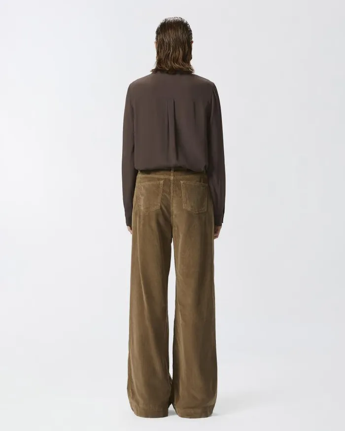 Women Shirts Pinko Shirt In Silkblend Crepe De Chine Brownafrica Earth Women Shirts Pinko Shirt In Silkblend Crepe De Chine Brownafrica Earth