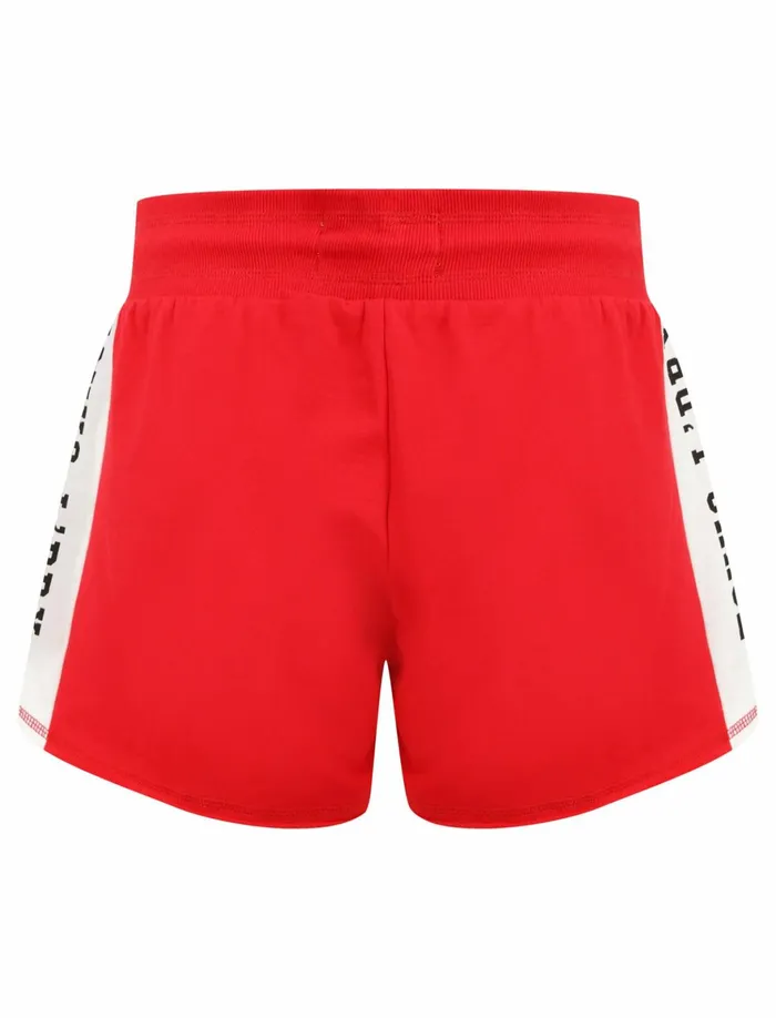 Women Shorts Tokyo Laundry Vallde Sweat Shorts With Printed Side Panels In Barberry 8211 Tokyo Laundry Red