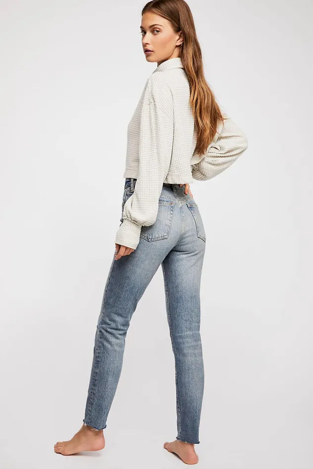 Women Skinny Jeans Free People Stella Skinny Jeans Always Blue