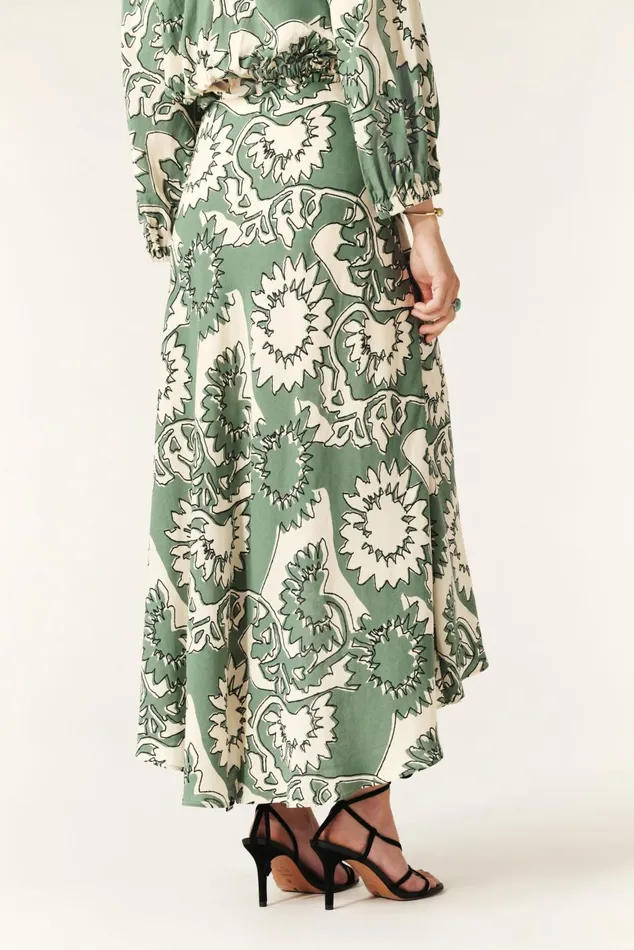 Women Skirts and Shorts Baandsh Midi Wrap Skirt Fybo Black