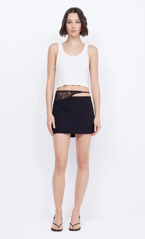 Women Skirts Bec Bridge LAURE MINI SKIRT 8211 BLACK