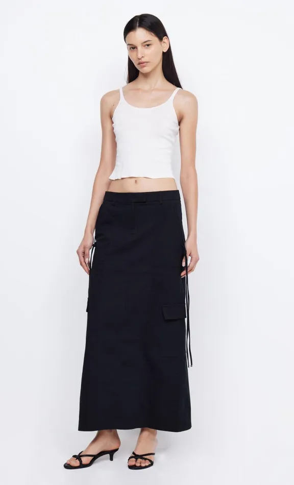 Women Skirts Bec Bridge RINA MAXI SKIRT 8211 BLACK