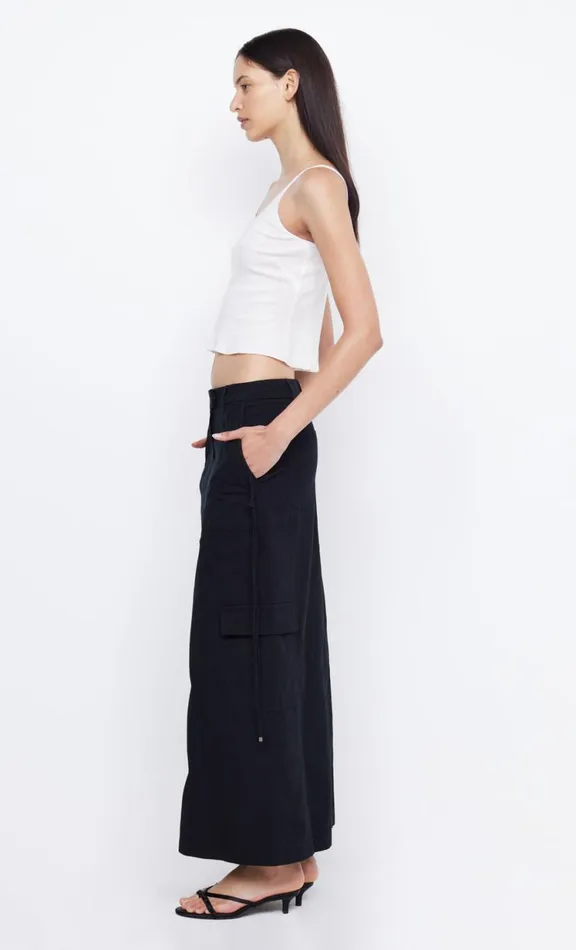 Women Skirts Bec Bridge RINA MAXI SKIRT 8211 BLACK