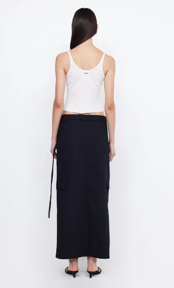 Women Skirts Bec Bridge RINA MAXI SKIRT 8211 BLACK