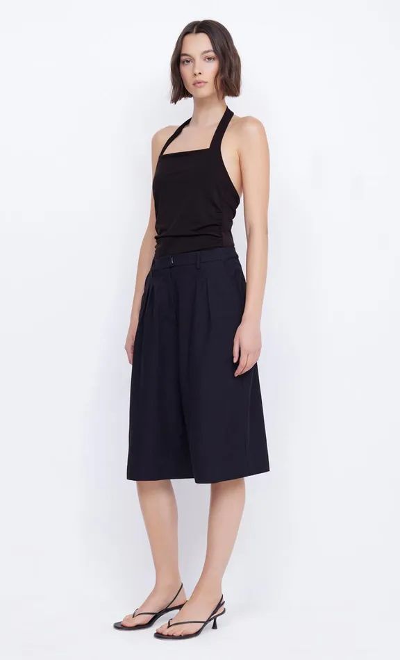 Women Sleeveless Bec Bridge BLANCHE HALTER TOP 8211 BLACK
