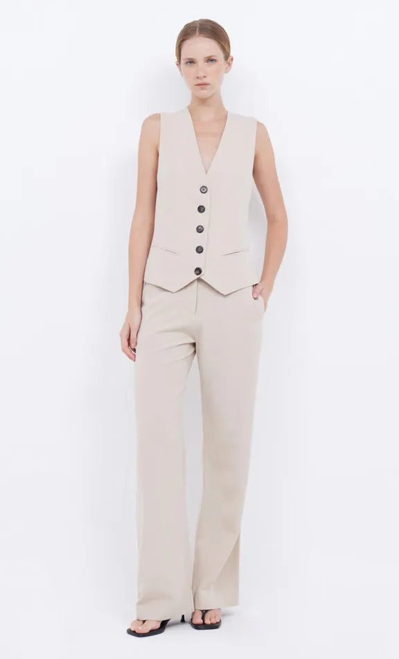 Women Sleeveless Bec Bridge DESIREE VEST 8211 SAND