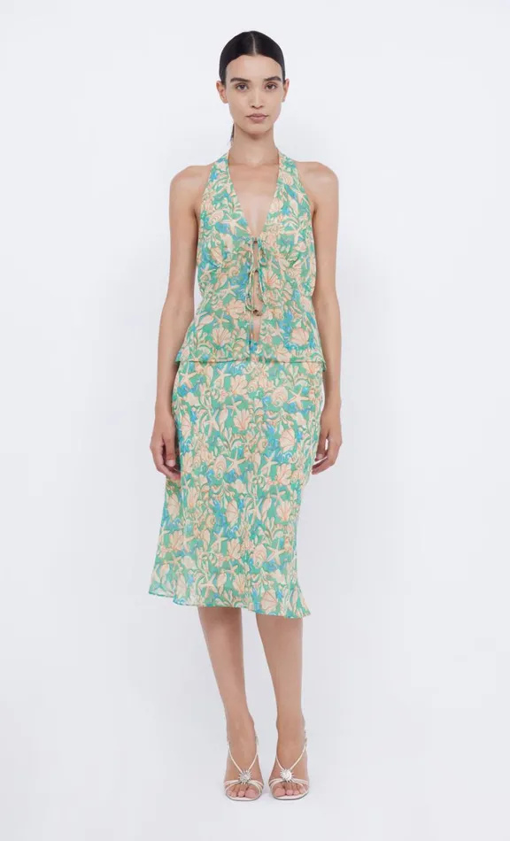 Women Sleeveless Bec Bridge OASIS HALTER TOP 8211 UNDER THE SEA