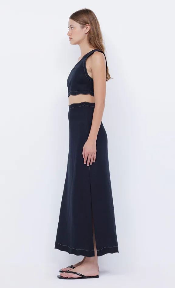 Women Sleeveless Bec Bridge TALLULAH ASYM CROP TOP 8211 BLACKBLACK