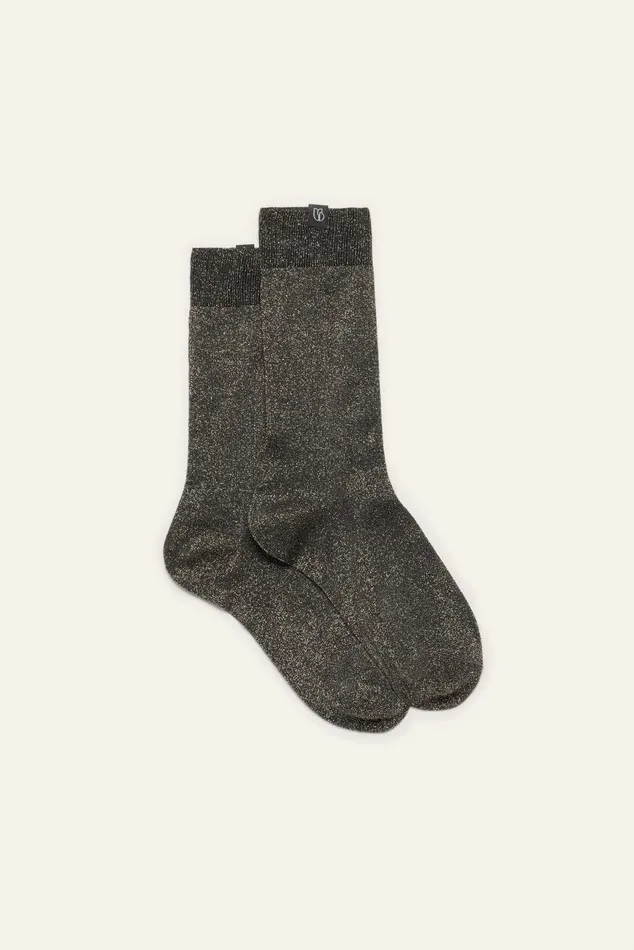 Women Small Accessories Baandsh Thin MidCalf Socks Sabrina Gold