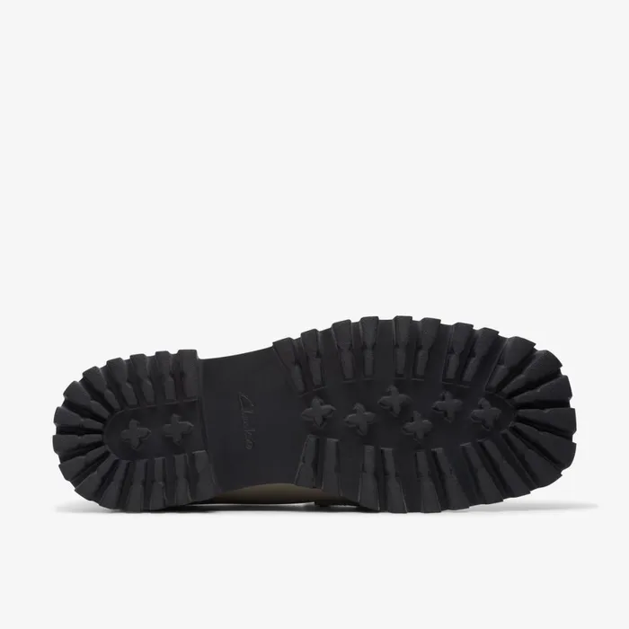 Women Stayso Edge Ivory Leather Clarks Loafers and Oxfords