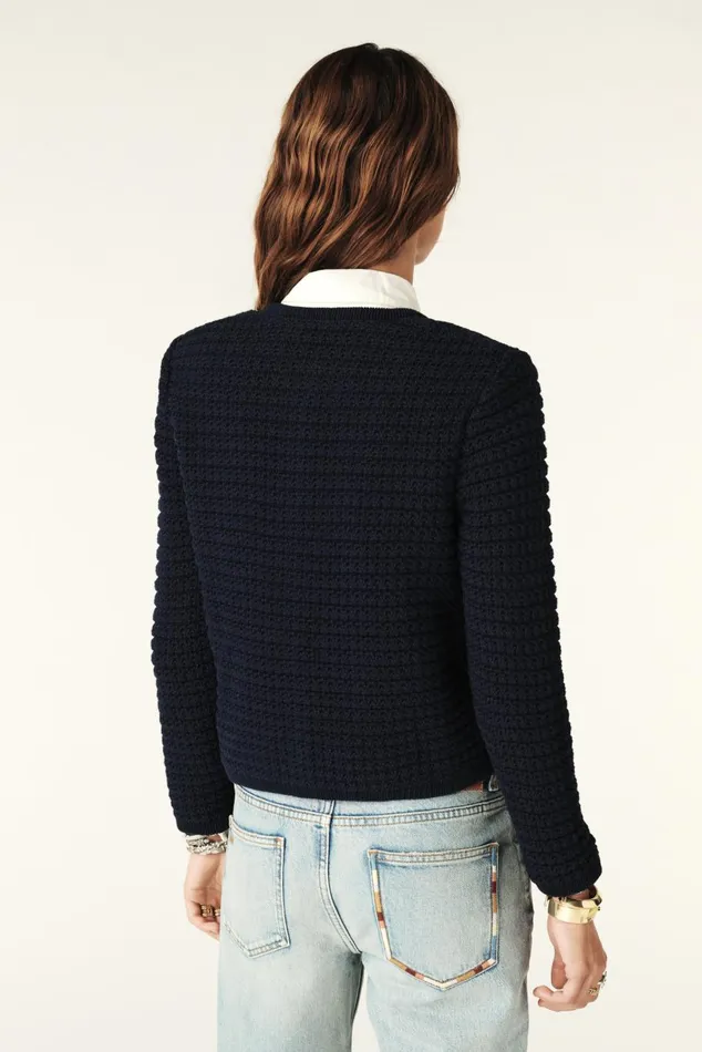 Women Sweaters and Cardigans Baandsh Decorative Knit Cardigan Gaspard Red