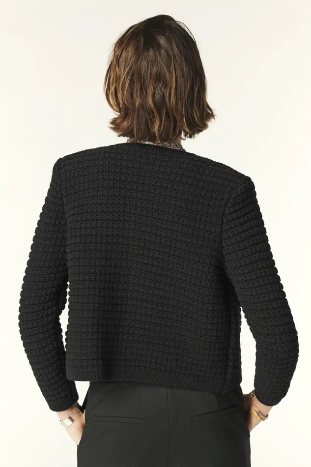 Women Sweaters and Cardigans Baandsh Decorative Knit Cardigan Gaspard Red