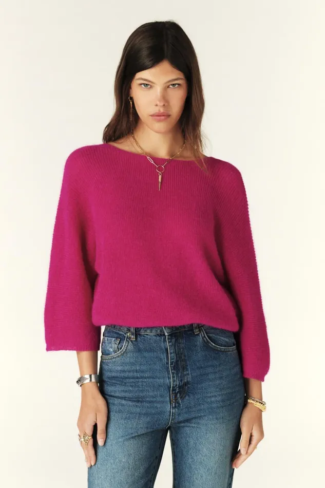 Women Sweaters and Cardigans Baandsh Reversible Sweater Isaac Pink
