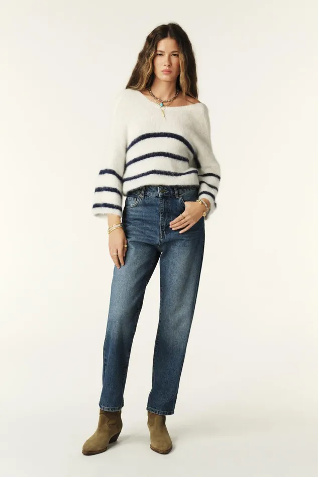 Women Sweaters and Cardigans Baandsh Sweater With 34 Sleeves Biguel OffWhite