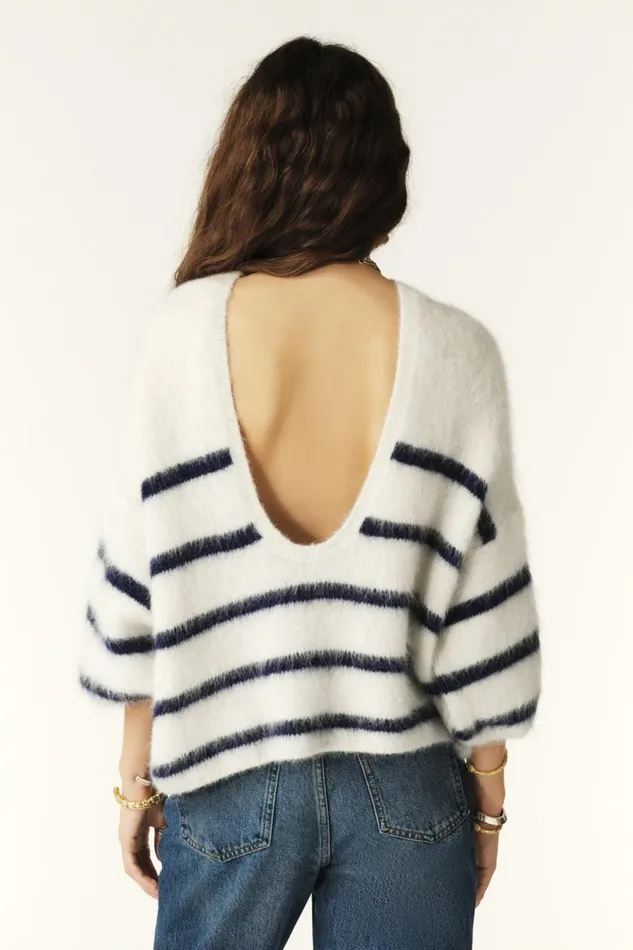 Women Sweaters and Cardigans Baandsh Sweater With 34 Sleeves Biguel OffWhite