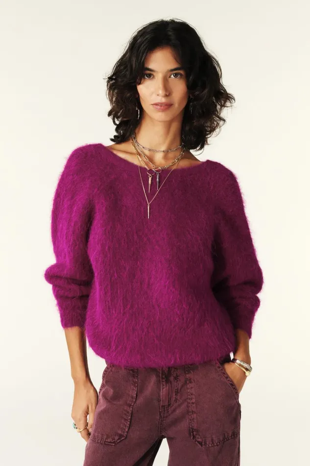 Women Sweaters and Cardigans Baandsh Twisted Back Sweater Fill Pink