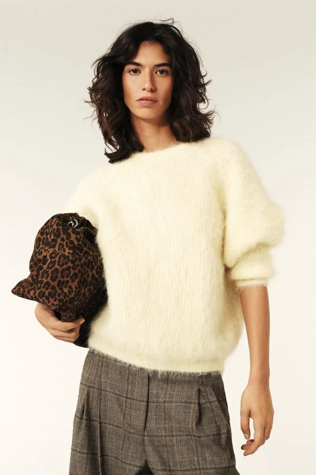 Women Sweaters and Cardigans Baandsh Twisted Back Sweater Fill Pink