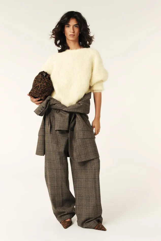 Women Sweaters and Cardigans Baandsh Twisted Back Sweater Fill Pink
