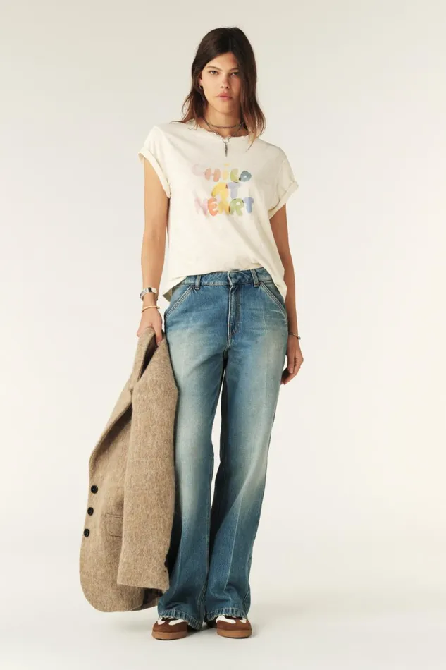 Women TShirts and Tank Tops Baandsh Vic TShirt OffWhite