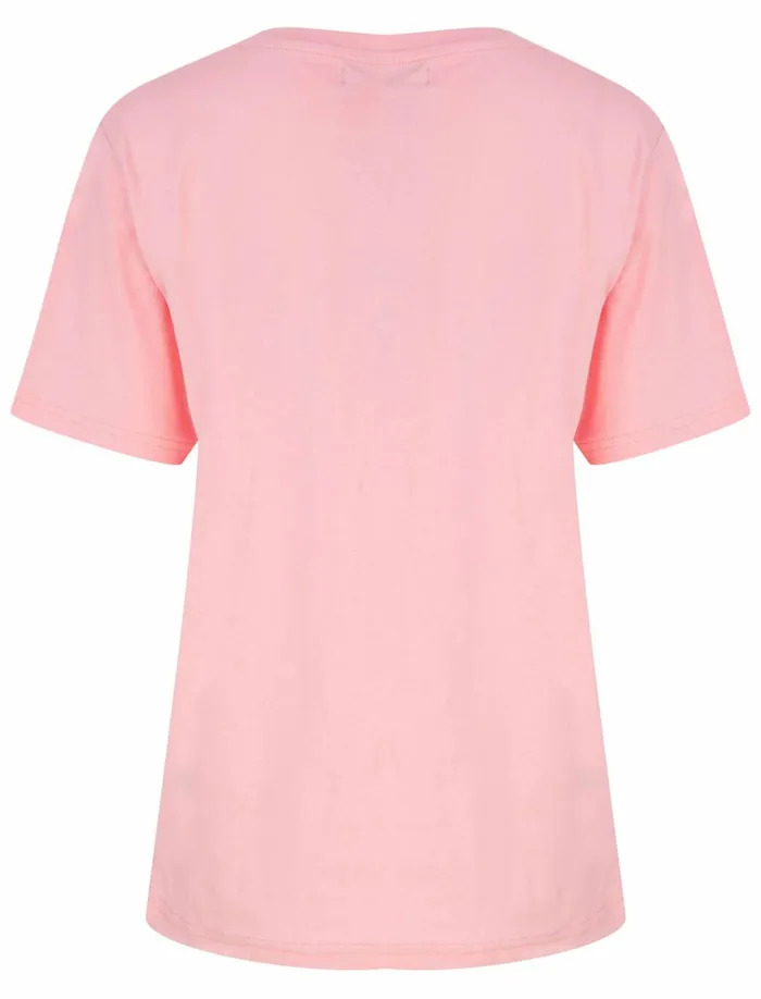 Women TShirts Tokyo Laundry Love Wins Motif Cotton Jersey TShirt In Candy Pink 8211 Weekend Vibes Pink