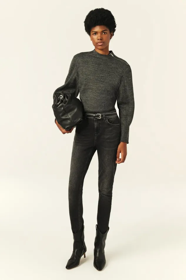 Women Tops and Shirts Baandsh LongSleeve Top Myra Gray