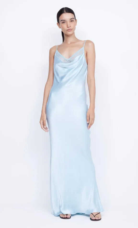 Women Wedding Guest Bec Bridge ARABELLA BACKLESS DRESS 8211 DOLPHIN BLUE