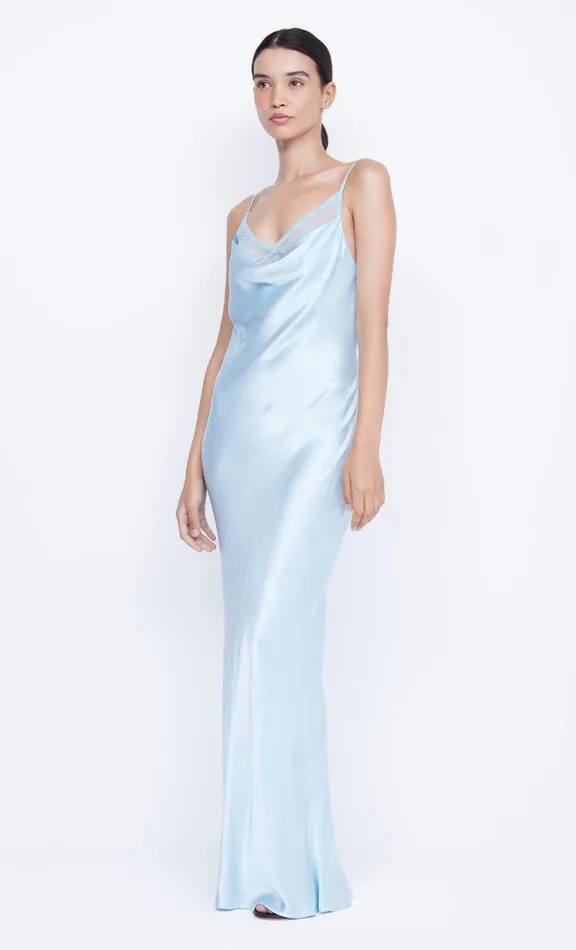 Women Wedding Guest Bec Bridge ARABELLA BACKLESS DRESS 8211 DOLPHIN BLUE
