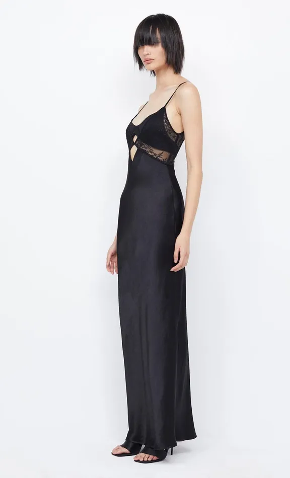 Women Wedding Guest Bec Bridge NORA LAYERED MAXI DRESS 8211 BLACK
