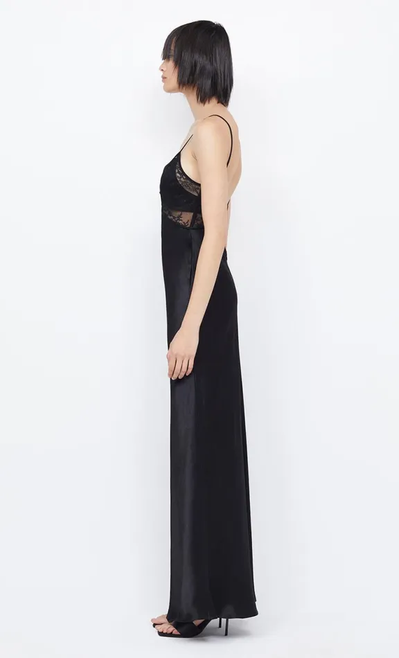 Women Wedding Guest Bec Bridge NORA LAYERED MAXI DRESS 8211 BLACK