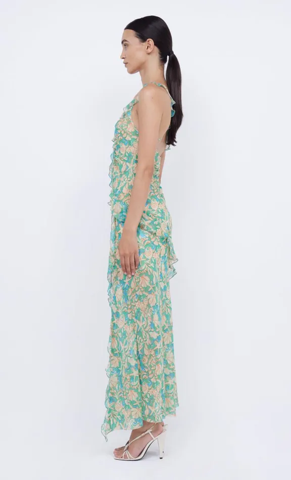 Women Wedding Guest Bec Bridge OASIS FRILL MAXI DRESS 8211 UNDER THE SEA