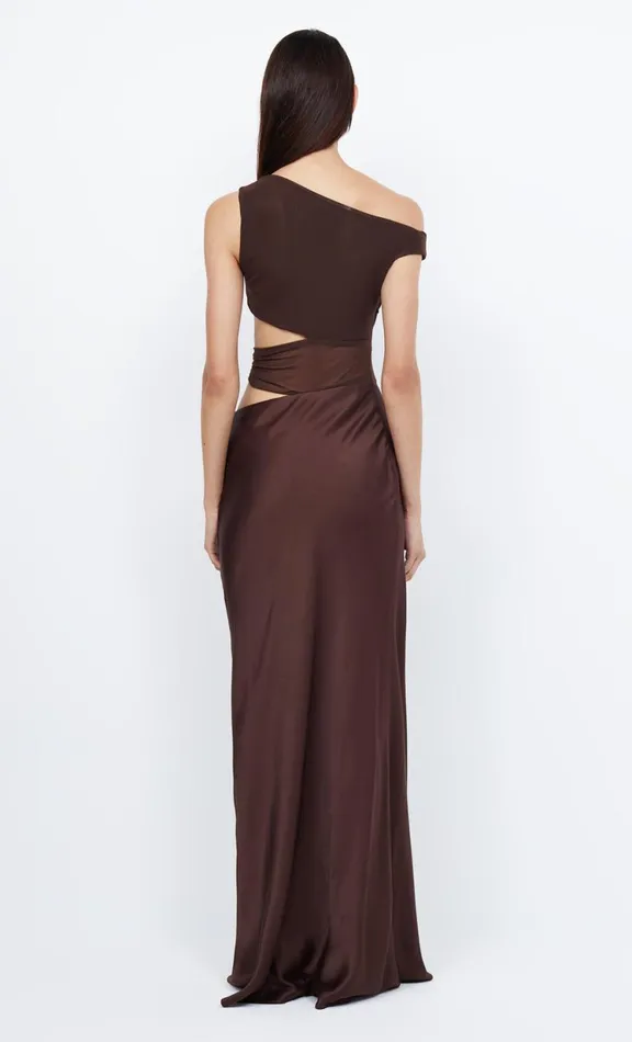 Women Wedding Guest Bec Bridge OPHELIA MAXI DRESS 8211 COCOA
