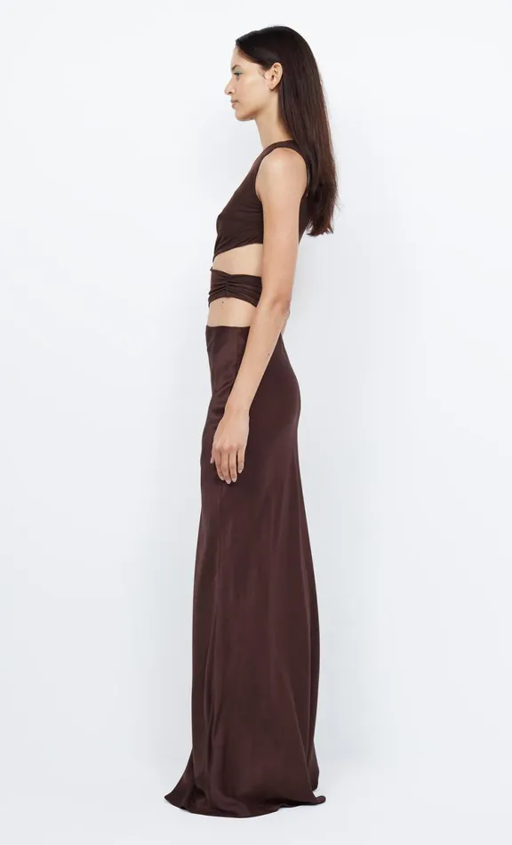 Women Wedding Guest Bec Bridge OPHELIA MAXI DRESS 8211 COCOA