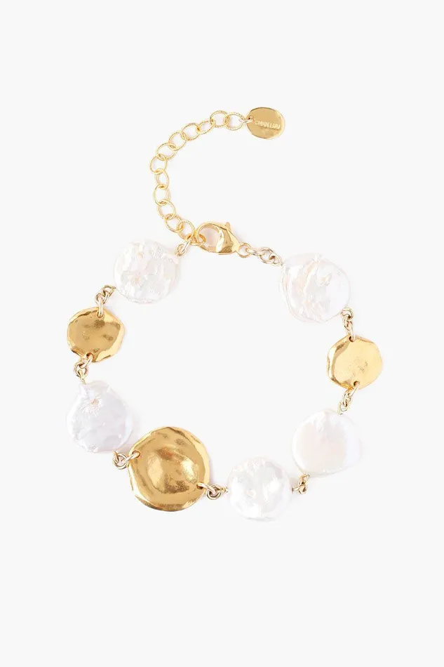 Women White Keshi Pearl Bracelet Chan Luu Bracelets