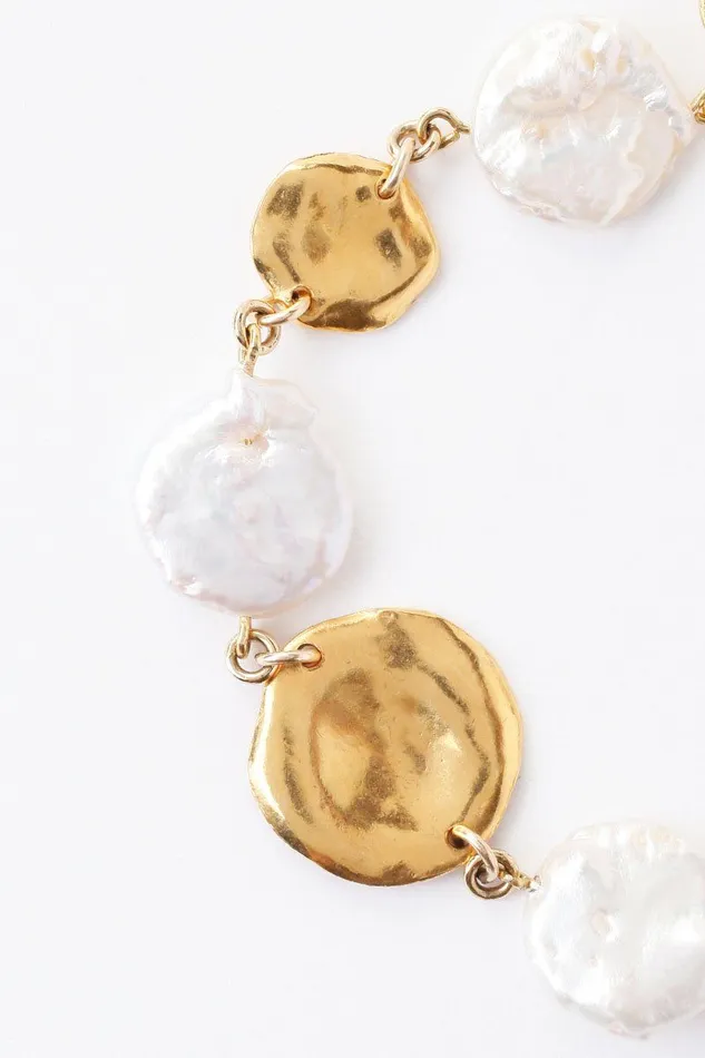 Women White Keshi Pearl Bracelet Chan Luu Bracelets
