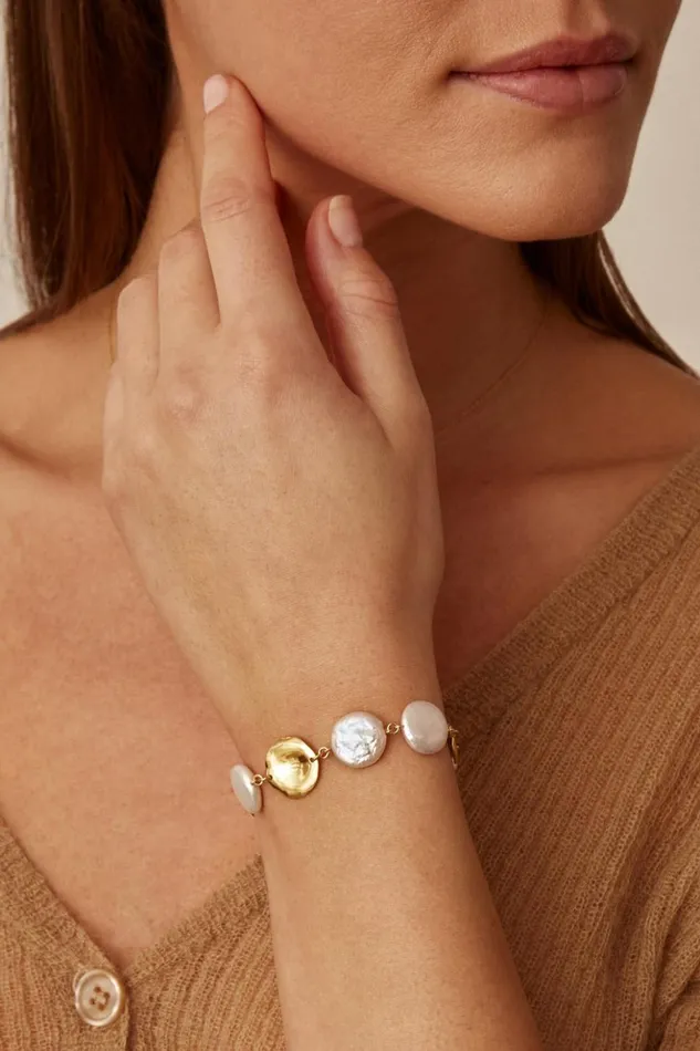 Women White Keshi Pearl Bracelet Chan Luu Bracelets
