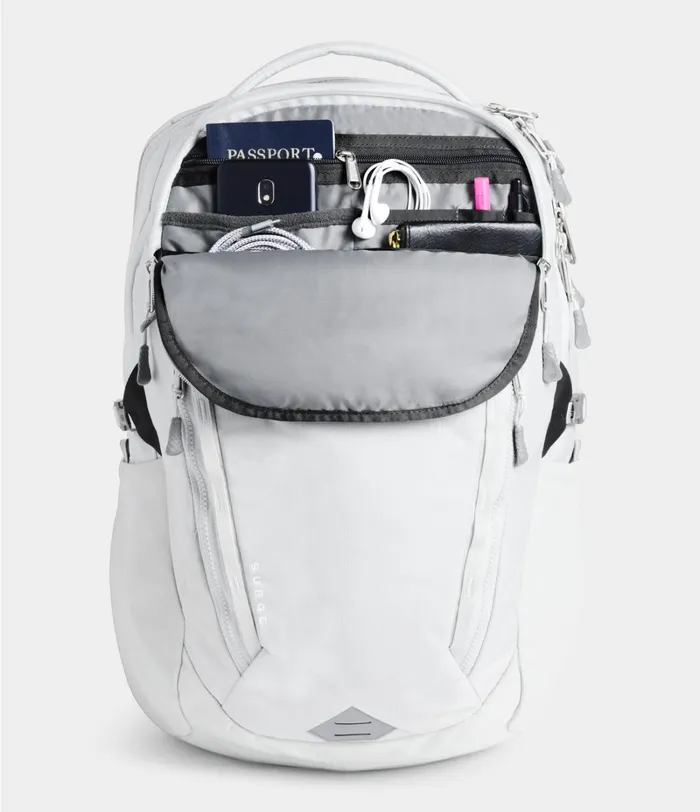 Womens Backpacks The North Face Surge Backpack Tin Grey Dark Heathertin Grey