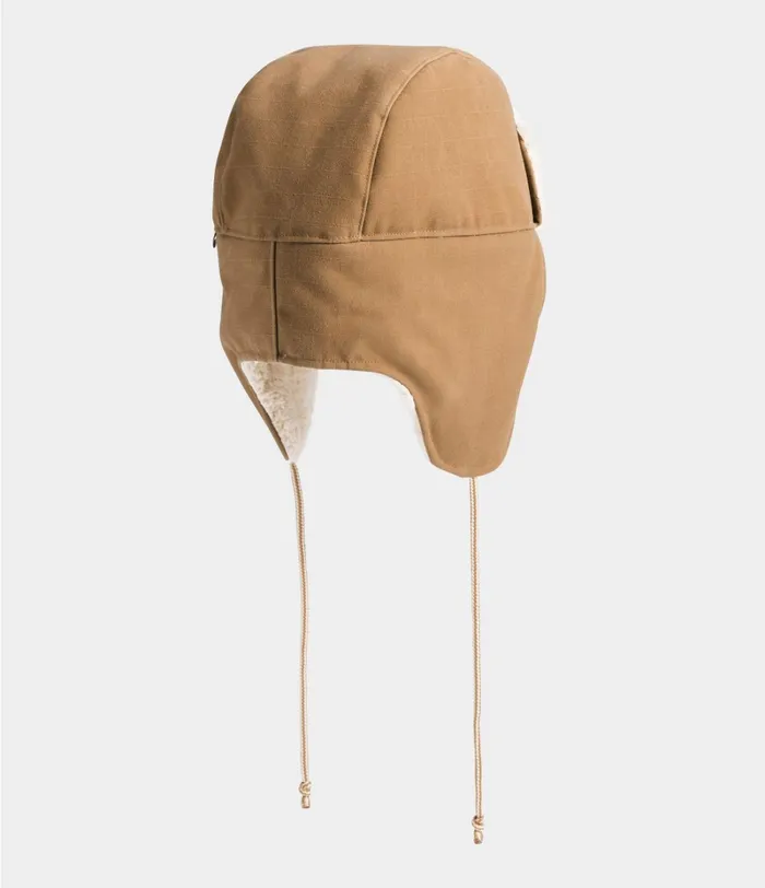 Womens Beanies and Scarves The North Face Canvas Trapper Utility Brown