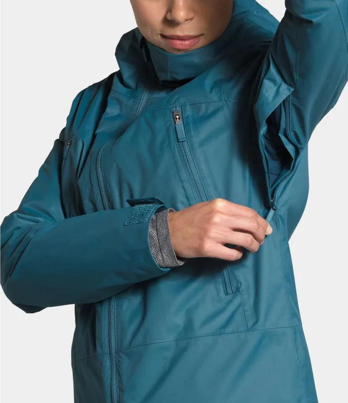 Womens Insulated and Down Jackets The North Face Clementine Triclimate Jacket Mallard Blueblue Wing Teal