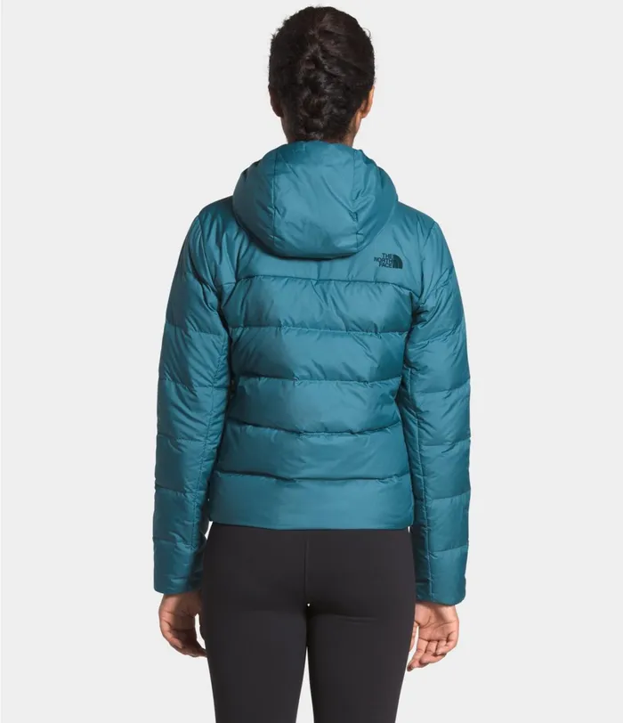 Womens Insulated and Down Jackets The North Face Vallecitos Hoodie Mallard Blue