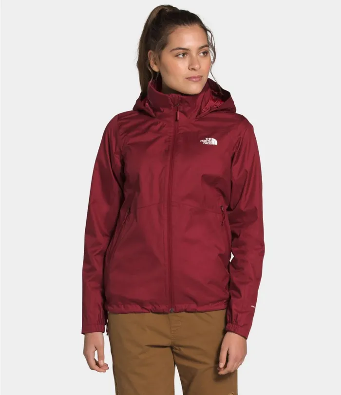 Womens Rainwear The North Face Resolve Plus Jacket Pomegranate