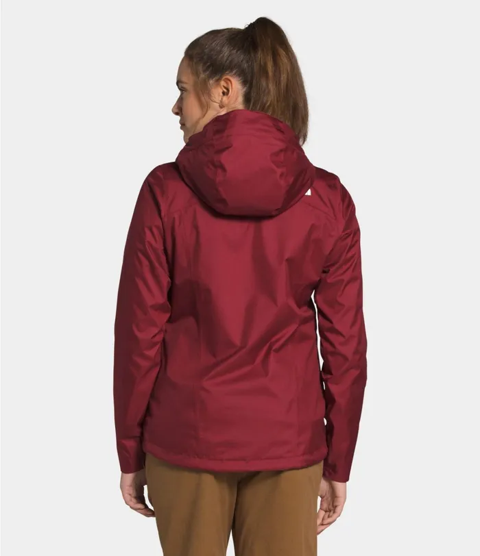 Womens Rainwear The North Face Resolve Plus Jacket Pomegranate